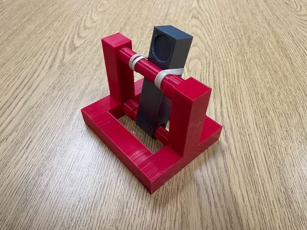 3D-printed penny catapult